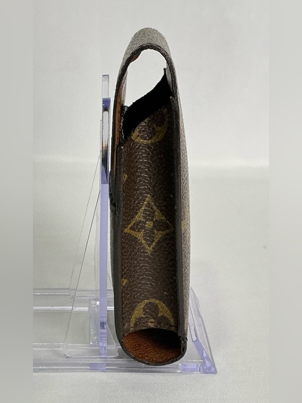 Louis Vuitton Brown Monogram Cigarette Tobacco Case Accessory Lip Stick Holder - Picture 13 of 16